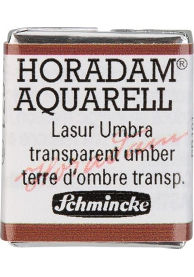 Schmincke Horadam Aquarell Artist Sulu Boya Transparent Umber Yarım Tablet
