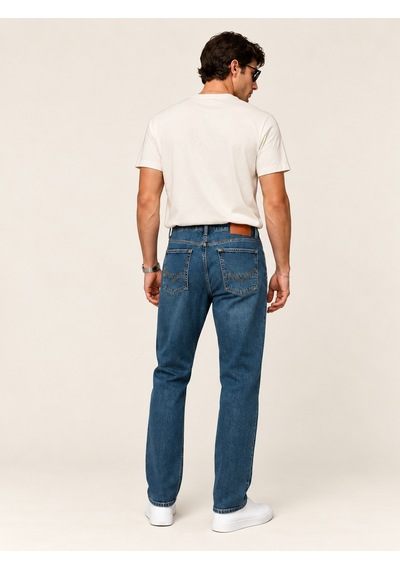 73471-00266 Erkek Relaxed Fit Denim Pantolon 73471-00266 Buz Mavisi
