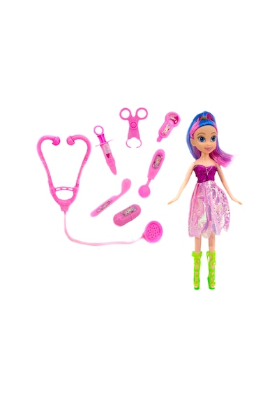 Oyuncak Bebek Diş Doktorum 8 Parça 23 Cm