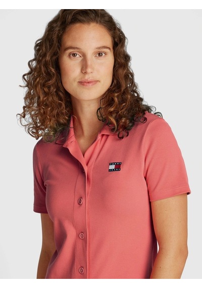 Tommy Jeans Kadın Pembe Elbise Çok Renkli