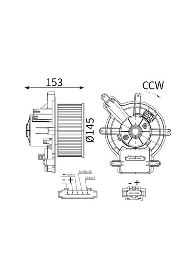 Mahle Ab137000s Kalorifer Motoru Peugeot P3008-p5008 Blower Cıtroen Ds5 09 6441.cp-6441cp -