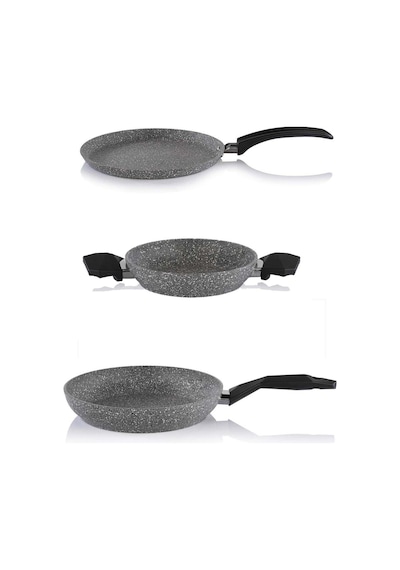 Schafer 26 cm Granit Tava 22 cm Sahan ve Krep Tavası