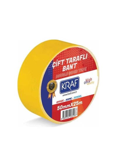 Kraf Çift Taraflı Bant 50MM x 25 M N11.296
