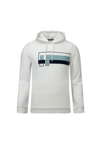 Hatemoğlu Beyaz Regular Fit Baskılı Kapüşonlu Sweatshirt 2977610 Beyaz