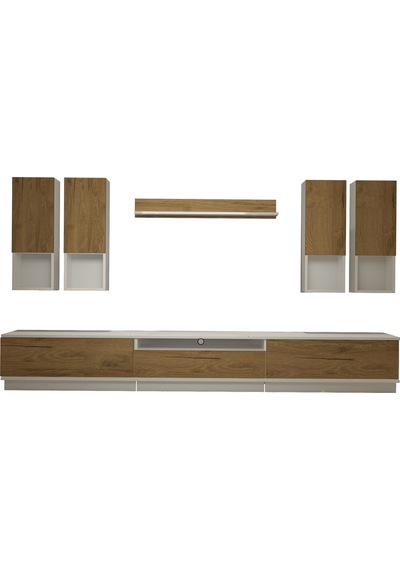 Decoraktiv Trendstyle 8das Mdf Tv Ünitesi Tv Sehpası Beyaz - Pera