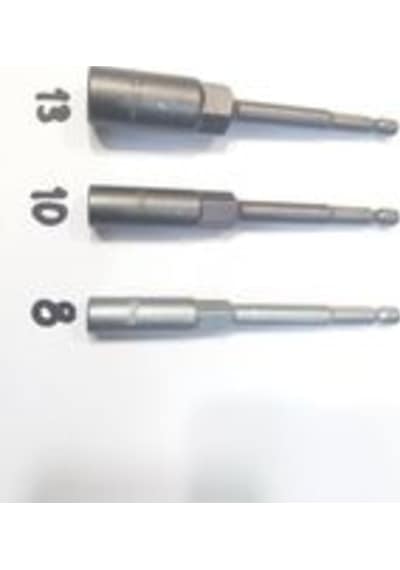3 Lü 8 Mm 10 Mm 13 Mm Bits Derin Lokma Chrome Vanadıum