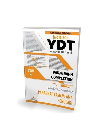 YDT İngilizce Paragraph Completion Issue 9 - Burak Yaşar - Pelikan Yayınları