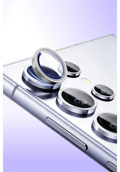 Samsung Galaxy Uyumlu S26 Ultra Bilvis Titan Kamera Lens - Gümüş Diğer