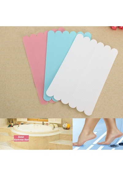 Miny Baby Banyo Zemin Kaydırmaz Bant-Mavi (476774779)