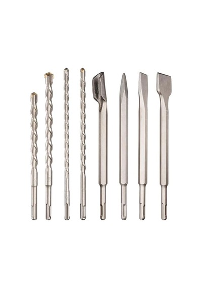 Tungsten Karbür Beton Kırıcı Matkap Ucu Seti, 17 Parça