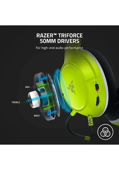 Razer Kaira X Kablolu Kulaklık Lime Xbox Razer Kaira X Kablolu Kulaklık Lime Xbox