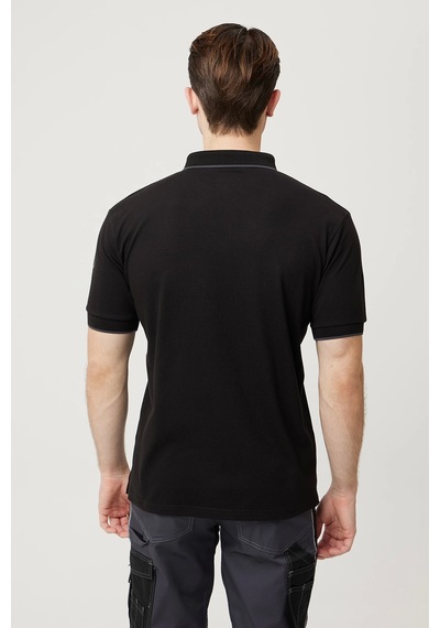 Armadillo Nepeta Polo Yaka T-shirt Siyah-gri