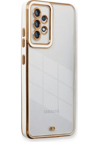 Cosmotex Newface Samsung Galaxy Uyumlu  A53 5g Kılıf Liva Lens Silikon - Beyaz