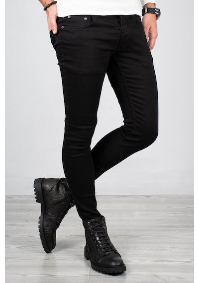 Deepsea Siyah Skinny Kesim Erkek Kot Pantolon 2004157 Siyah