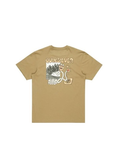 Quiksilver Eqyzt08049-26114 Ev Disconnect Effects Ss Erkek Spor Tişört Yeşil