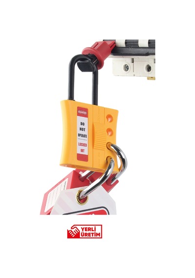 Bbu Safety Ph-03 Plastik Kilit Çoklayıcı 3 Mm İnce Çeneli, 6 Kilitli Loto Güvenlik Aparatı