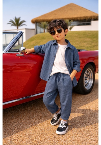 Baby Lory Kids Store Erkek Çocuk Gömlek Takım Lacivert