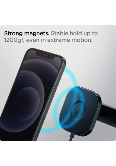 Ayrex Mag Fit Its12w Magsafe Uyumlu Kablosuz Şarj Özellikli Araç İçi Havalandırma / Izgara Telefon Tutucu - Acp026 Genel