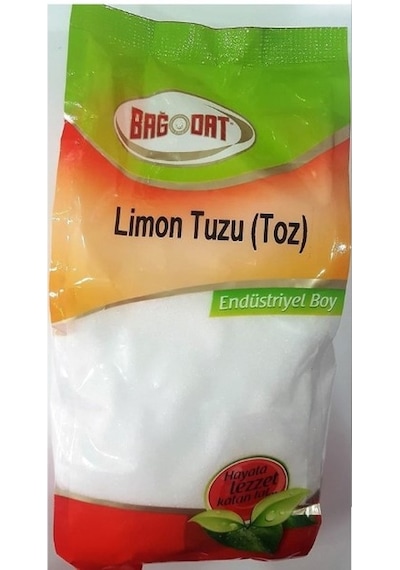Bağdat Endüstriyel Boy Toz Limon Tuzu 1 KG