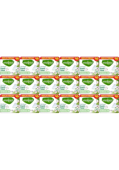 Molped Pure&soft Hijyenik Ped Normal 828 18pk 46 Adet Mega Pk