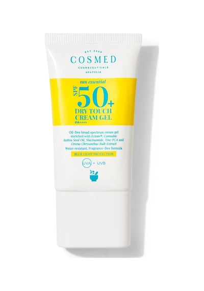 Cosmed Yağlı Ciltler İçin Suya Dayanıklı, Mat Bitişli Güneş Kremi Spf50+ - Dry Touch Cream Gel Spf50+ - 40 Ml Sku: Smg8690010430960 Açık Bej