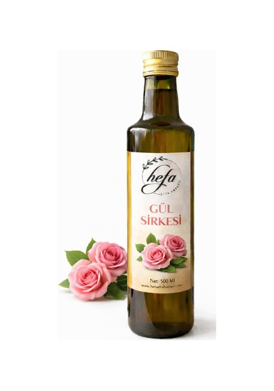 Gül Sirkesi 500 Ml Cam Şişe