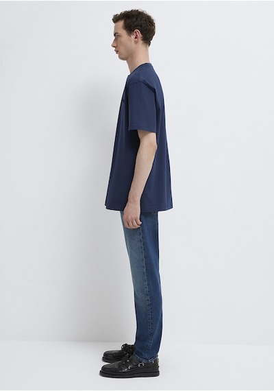 Mavi - Mavi Jeans Baskılı Lacivert Tişört 0612733-70497 Lacivert