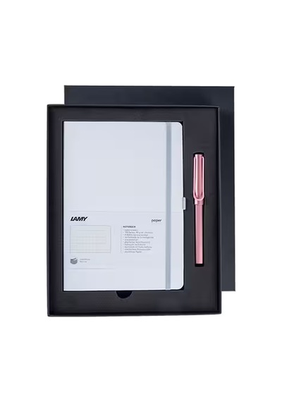 Lamy Al-star Beyaz Defterli Roller Kalem Seti B3b-3c0-fg Standart