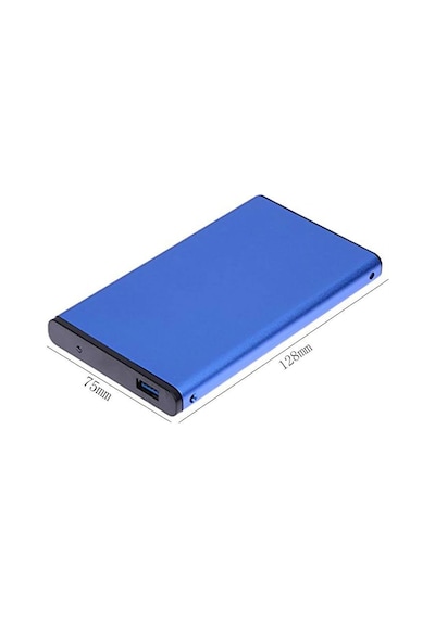 4298 Usb 2.0 Sata Harici 2.5 Hdd Harddisk Kutusu Mavi