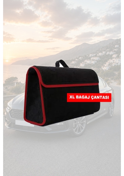 Suzuki Carry Uyumlu Koltuk Yastığı Siyah Renk Bagaj Çantası Lüks Model