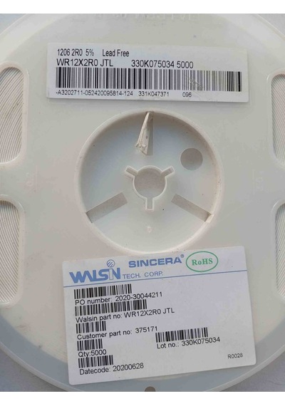 Wr12x2r0jtl 2r 1206 Smd Direnç 1000 Adet