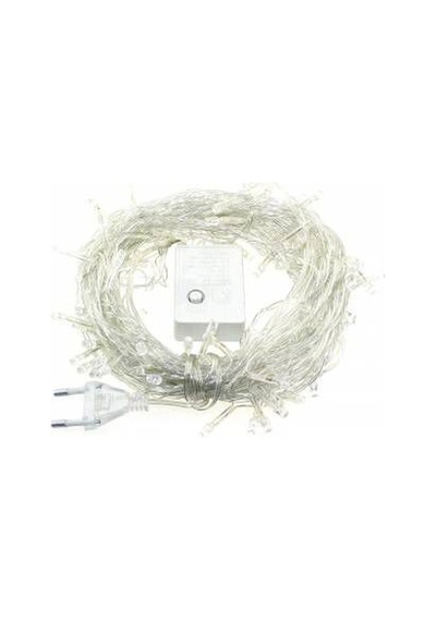 Led Lamba 10 Metre 100 Led Şeffaf Kablo Işık Renkli Aydınlatma