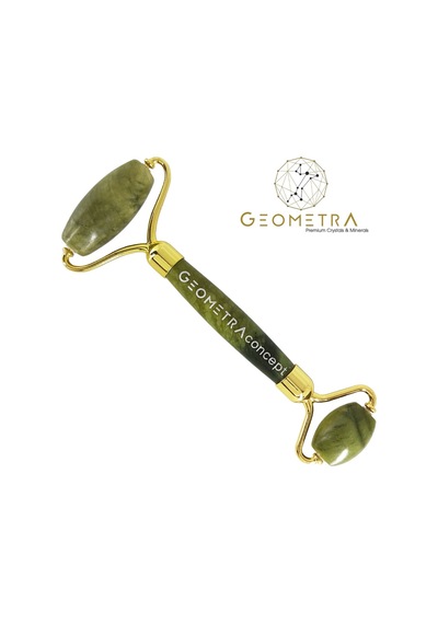Geometra Jade Roller Gençlik Sirri Premium Yeşim Taşı Masaj Aleti