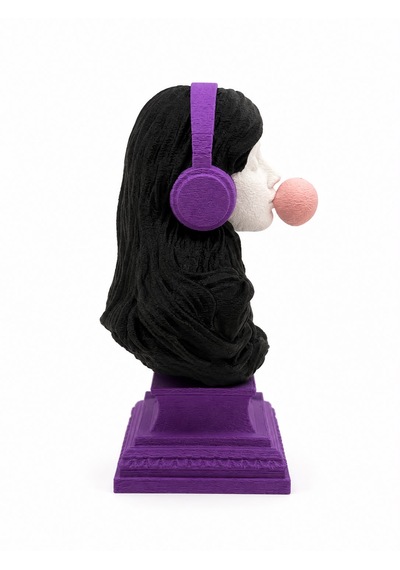 Melodinin Yüzü 15cm Dekoratif Biblo 3d Baskı