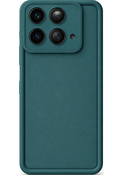 İnfinix Note40-4g Uyumlu Kamera Çıkıntılı Mat Silikon Telefon Kılıfı Yeşil