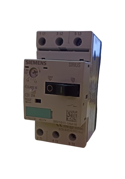 SIEMENS MOTOR KORUMA ŞALTERİ 100KA S00 1,1-1,6A - 3RV1011-1AA10