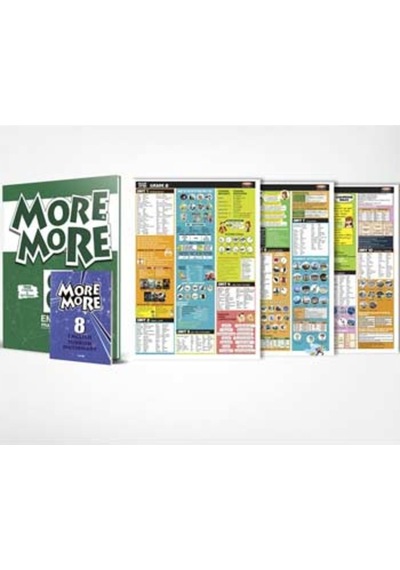 Kurmay ELT More and More English 8 Practice Book (3 Poster +