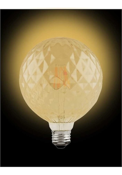 Ack 4w E27 2200k Sarı G125 Led Rustik Ampul Ab58-00420