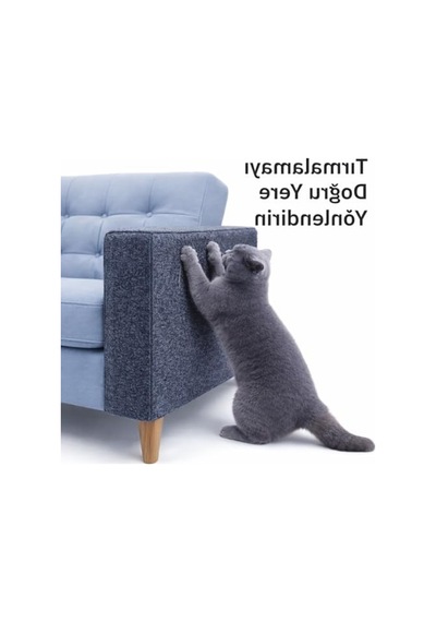 Yapışkanlı Kedi Tırmalama Matı, 100x30 Cm, Kaymaz Dayanıklı