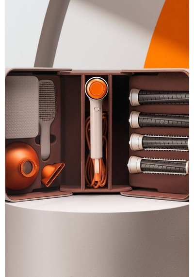 Bork Hair Multi-styler And Dryer F732 Case Ch Saç Şekillendirici Set Saç Kurutma Makineleri Turuncu