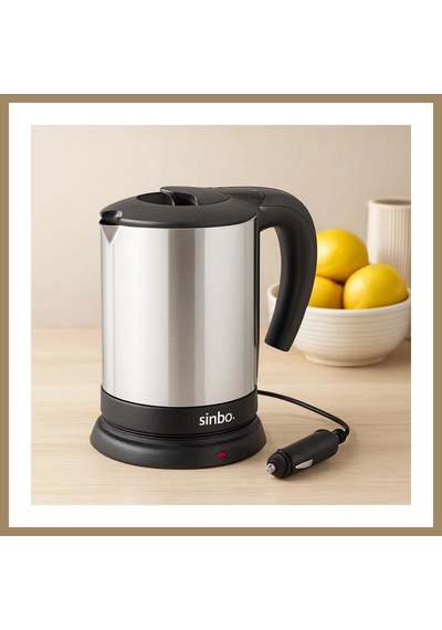 Bezos Araç İçi Kettle 24v 0.8l Paslanmaz Çelik 200w 22