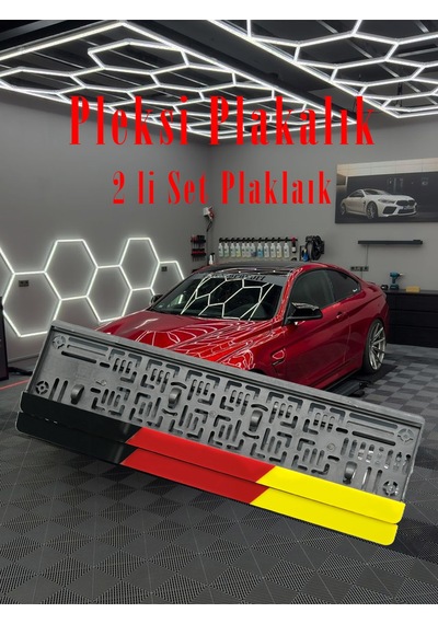 Almanya Desenli Plakalık Pleksi
