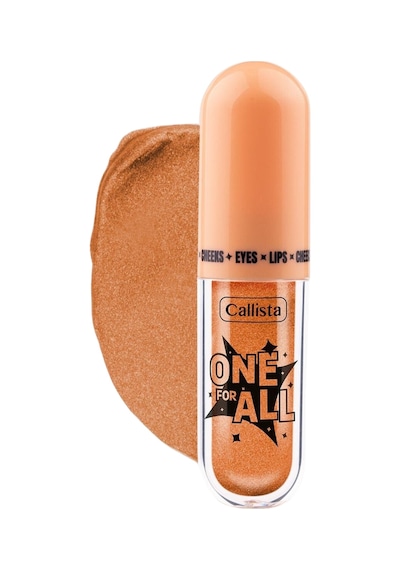 Callista One For All 04 Rich Peach Eyes & Lips & Cheeks Likit Göz Farı