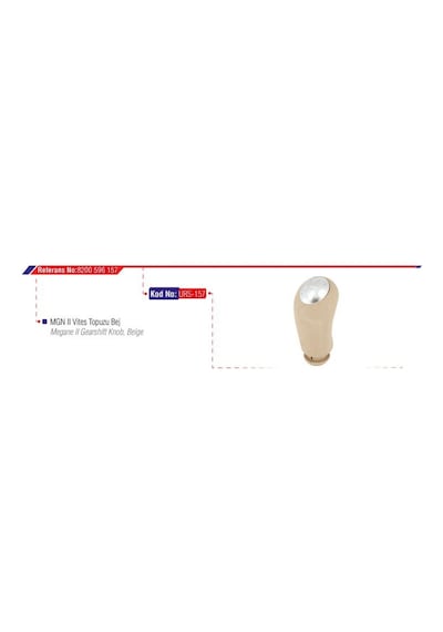 Vites - 749 - Topuzu Mgn - Edntrend - Iı Bej Vites Topuzu