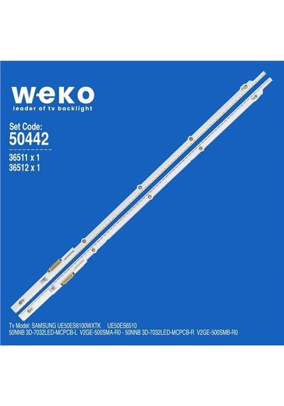 Wkset-5442 36511x1 36512x1 50nnb 3d-7032led-mcpcb 2 Adet Led Bar 76led Tvnizi Açıp İçindeki Led Barla Birebir Aynısı Olduğunu Görmeden Almayınız. Sonrasında İade Almamaktayız. Beyaz Wkset-5442 36511x1 36512x1 50nnb 3d-7032led-mcpcb 2 Adet Led Bar 76led Tvnizi Açıp İçindeki Led Barla Birebir Aynısı Olduğunu Görmeden Almayınız. Sonrasında İade Almamaktayız. Beyaz