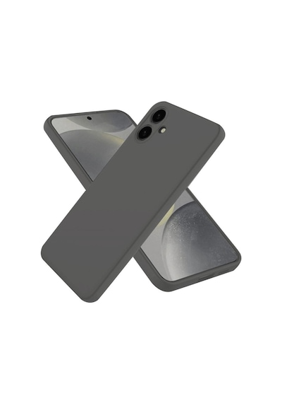 Samsung Samsung Uyumlu Galaxy A06 Kılıf First Silikon - Gri