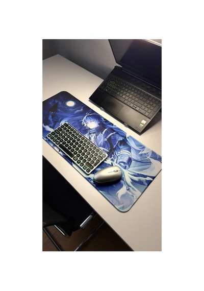 Flins Genshin Impact Anime Oyuncu V2 - 70x30 Xl Gaming Mouse Pad Fare Altlığı