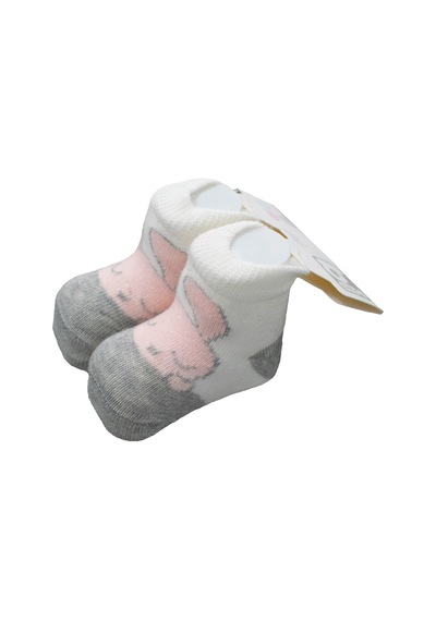 Bibaby Cute Rabbit Bebek Çorabı 68369 Pembe