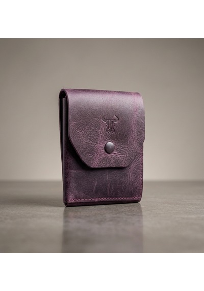Passtell %100 Hakiki Deri Minimalist Trend Model Para Koymalı Cüzdan Ve Kredi Kartlık Bordo