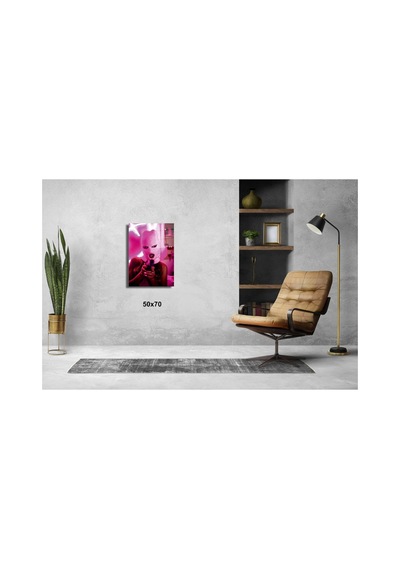 Maskeli Kadın Kadın Cam Tablo Pct0604 Portre Temalı Dekoratif Duvar Tablosu, Salon Ve Yatak Odası Dekoru,